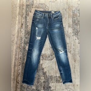 Bridge by GLY curvy high rise ankle skinny jeans